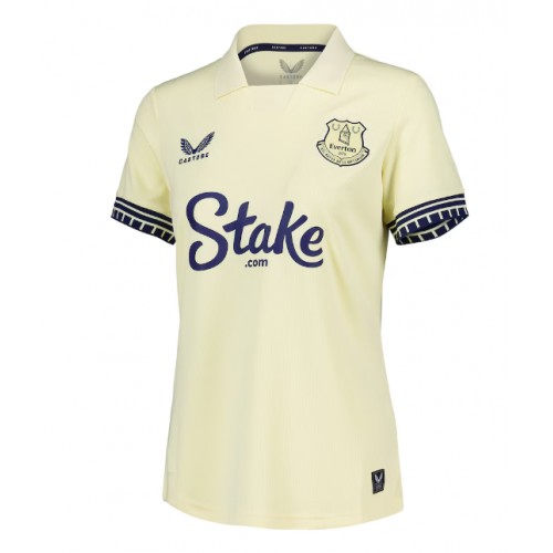 Everton Jack Grealish #18 Replika Udebanetrøje Dame 2025-26 Kortærmet Everton Jack Grealish #18 Replika Udebanetrøje Dame 2025-26 Kortærmet